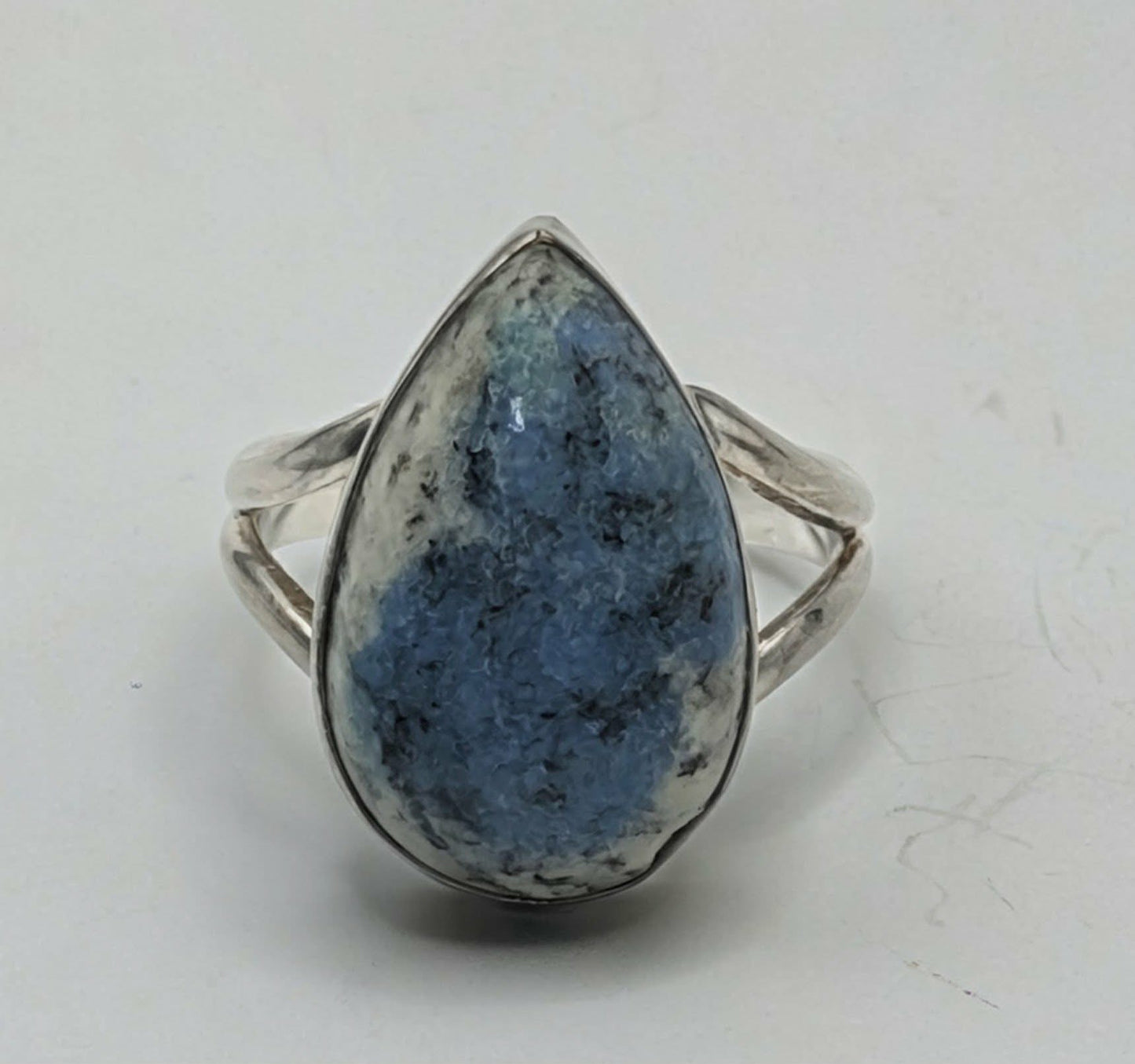 K2 Jasper - Sterling Silver 925 - Size 9 Pear Shape