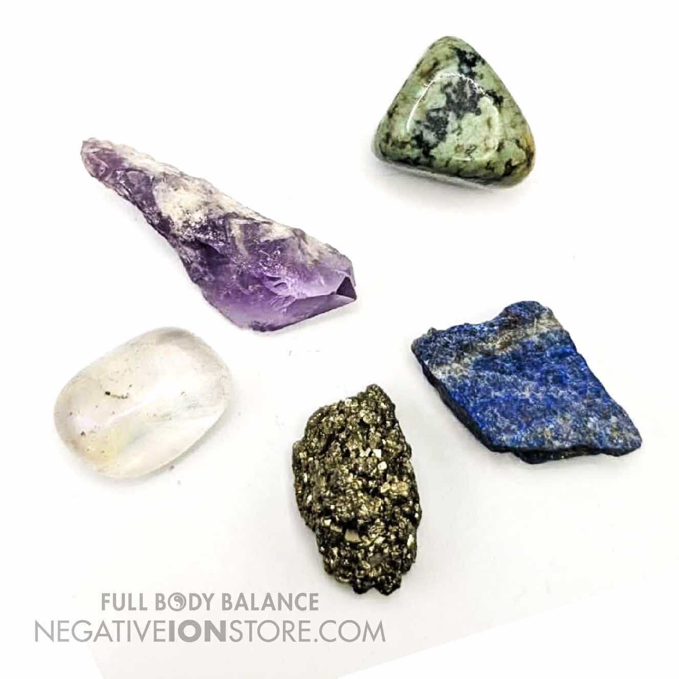 5 Crystal Macramé Necklace Bundle Stone Holder with Adjustable Cord Communication