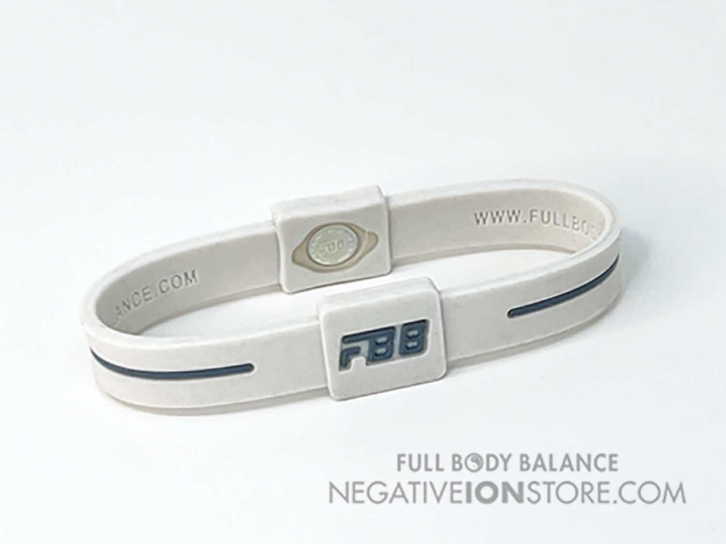 FBB Negative Ion Grouding Earthing Band White and Gray Extra Large