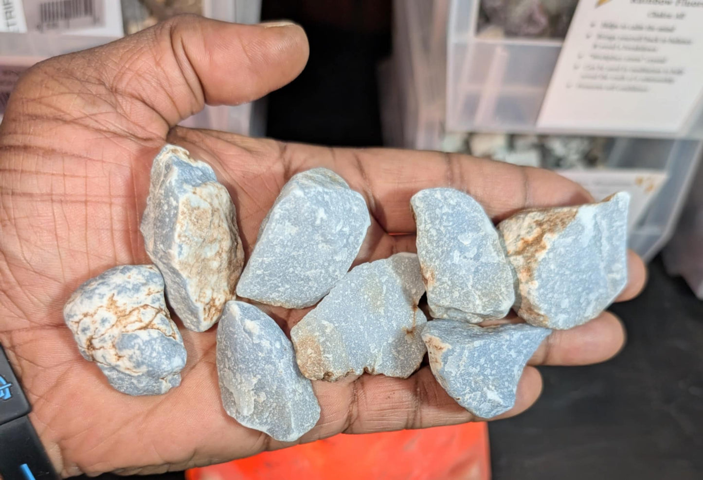 Angelite Rough Gemstone Crystal