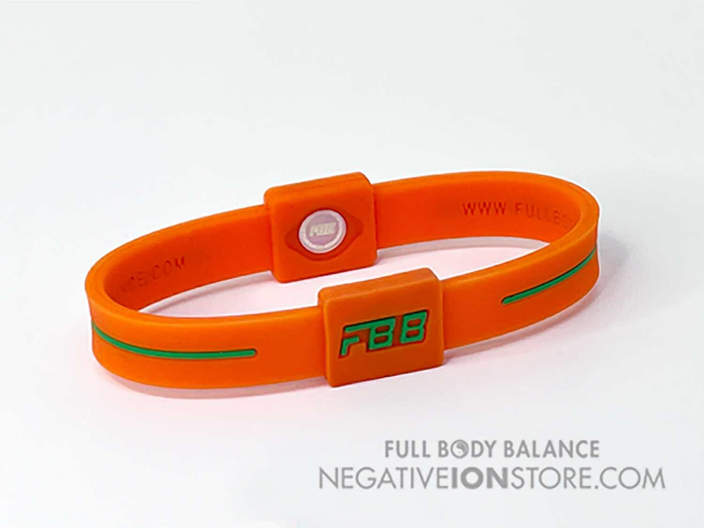 FBB Negative Ion Grounding Earthing Band Orange and Green Large