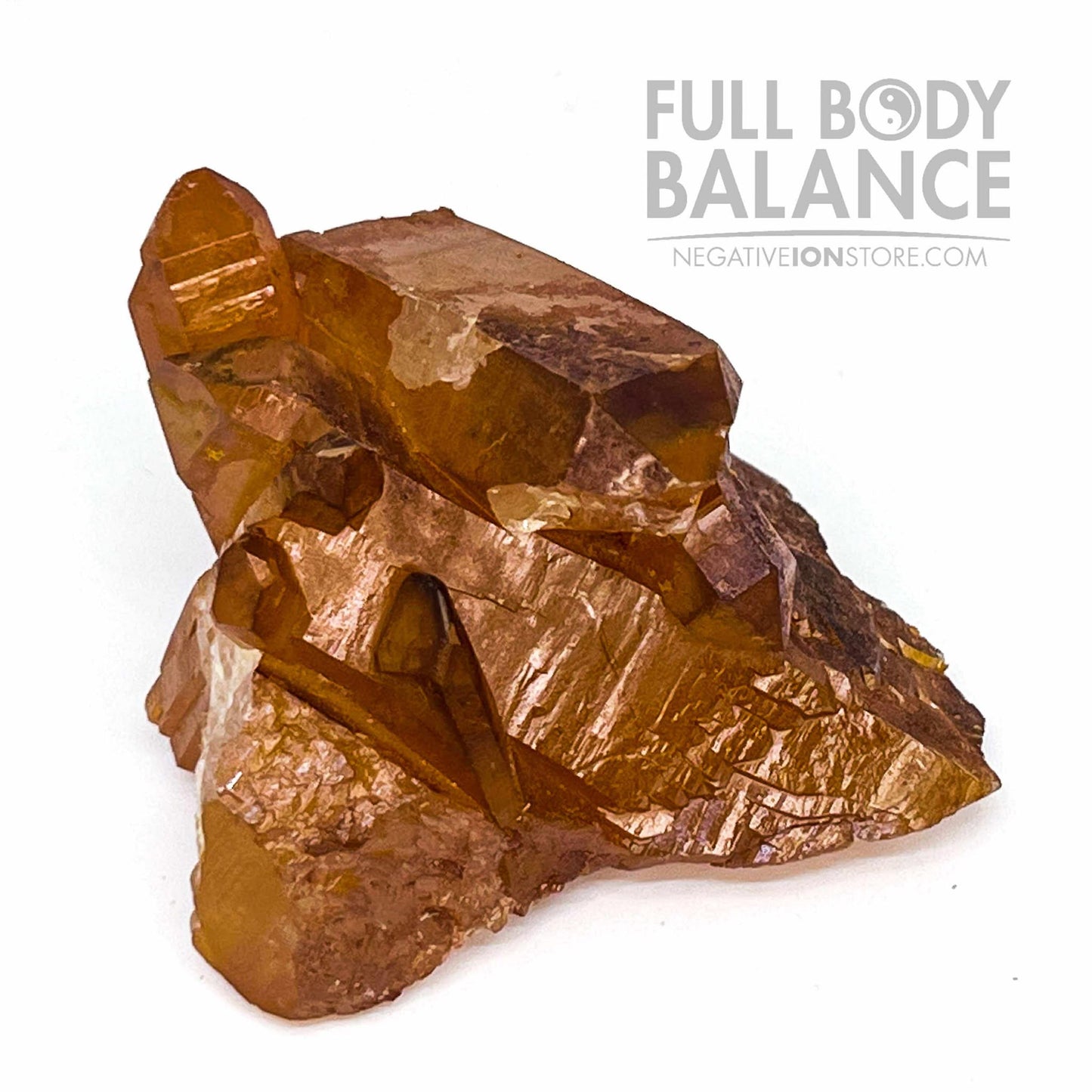 Tangerine Quartz Rough Crystal Specimen
