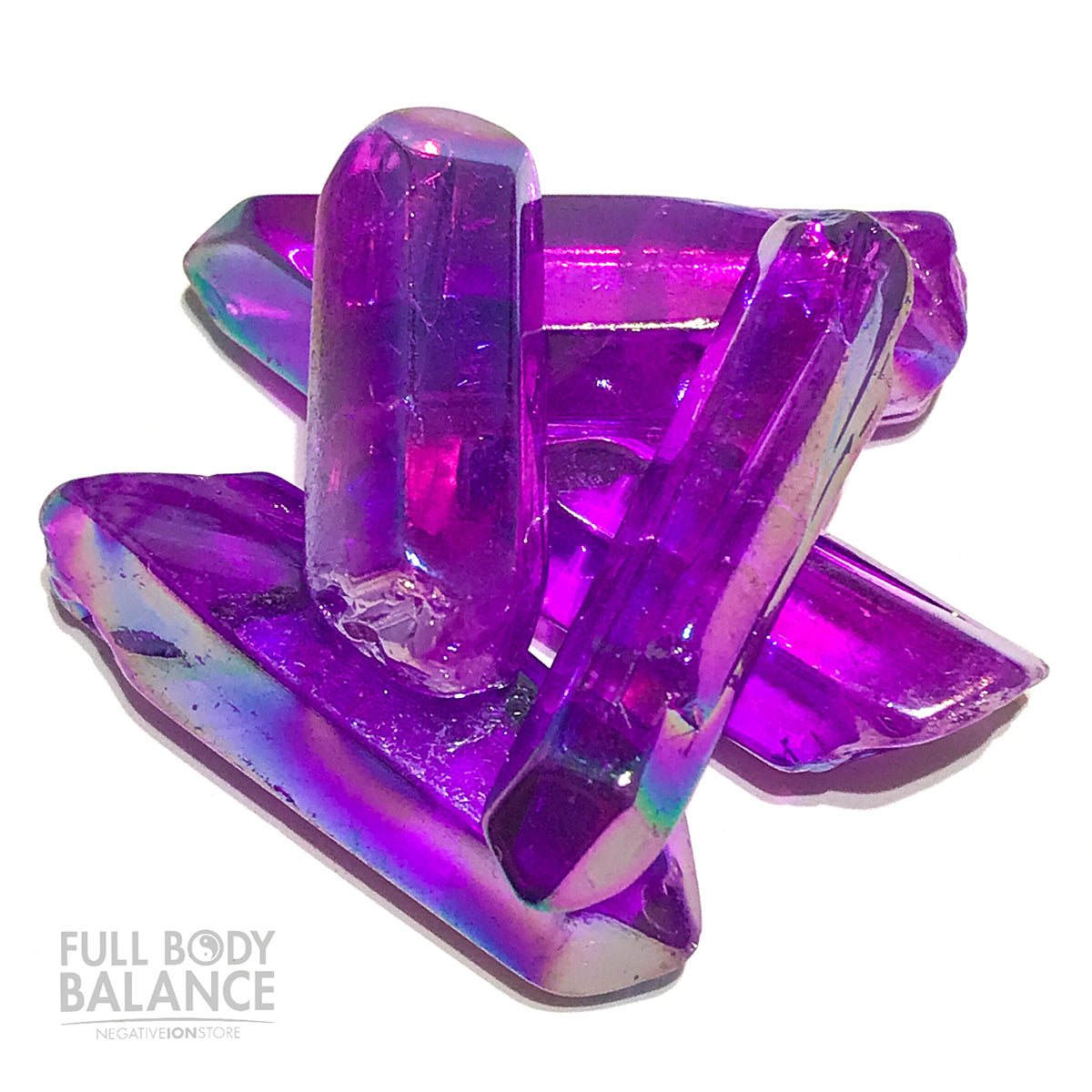 Aura Quartz Points Tumbled