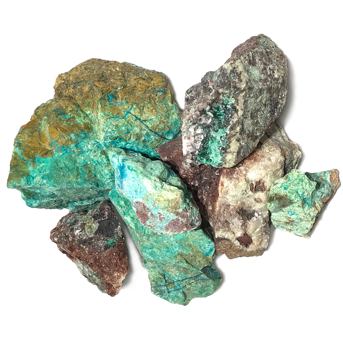 Shop rough and partly tumbled gemstone crystals and mineral specimens with natural beauty, unique textures, and one-of-a-kind character.