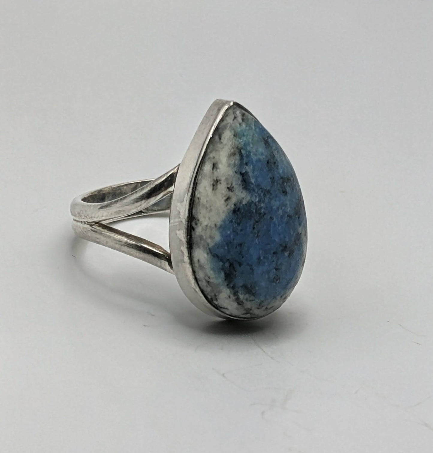 K2 Jasper - Sterling Silver 925 - Size 9 Pear Shape