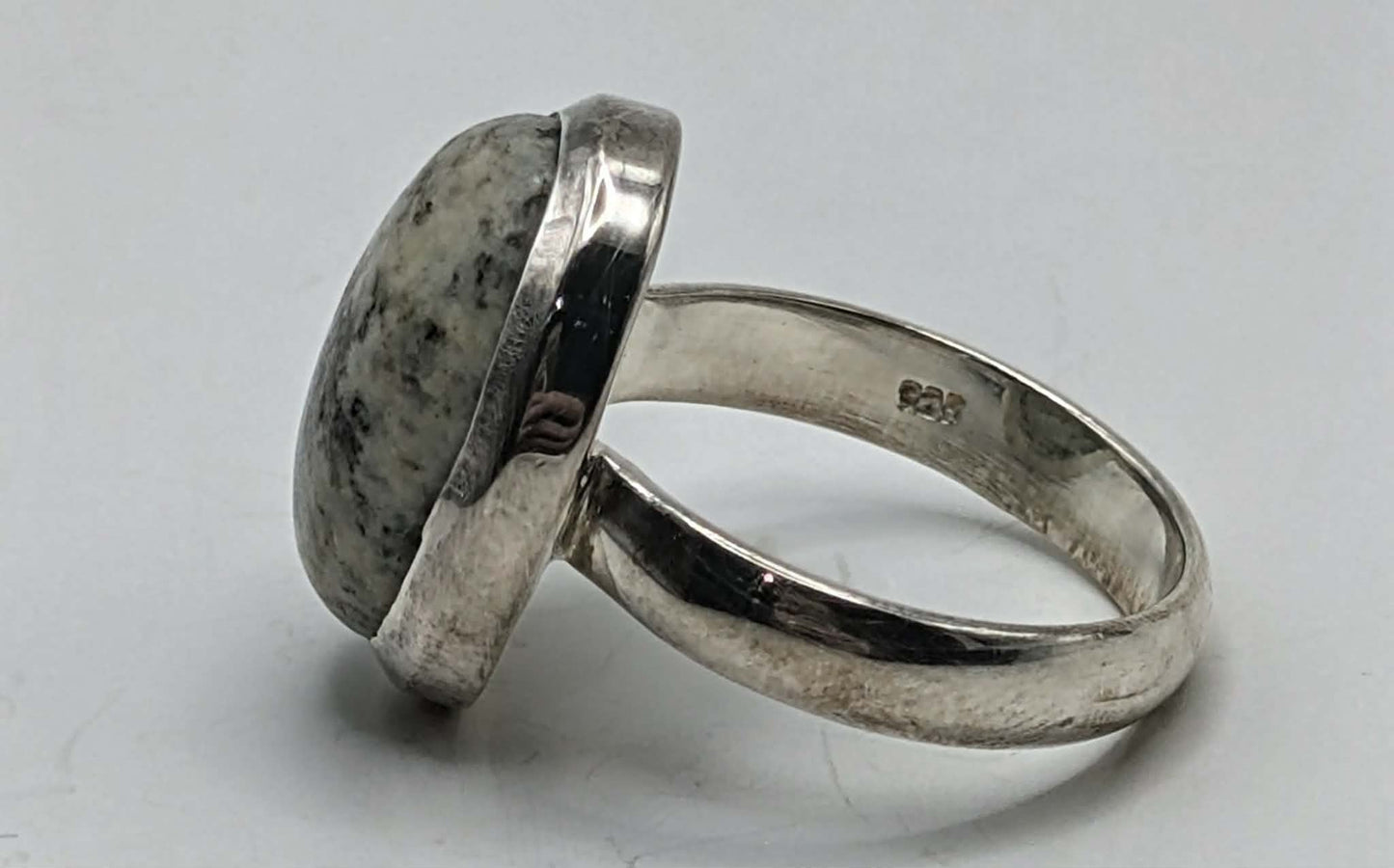 K2 Jasper - Sterling Silver 925 - Size 7 Ring