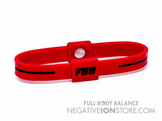 FBB Negative Ion Grouding Earthing Band Red and Black Extra Large