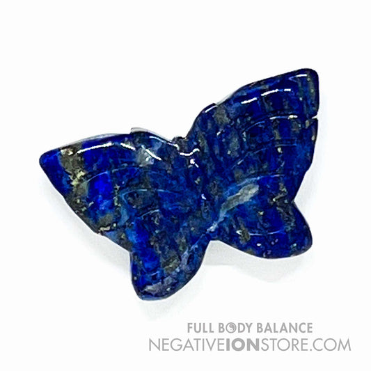 Hand Carved Lapis Lazuli Crystal Grade A Polished Stone  2.75 in x 1.75 in