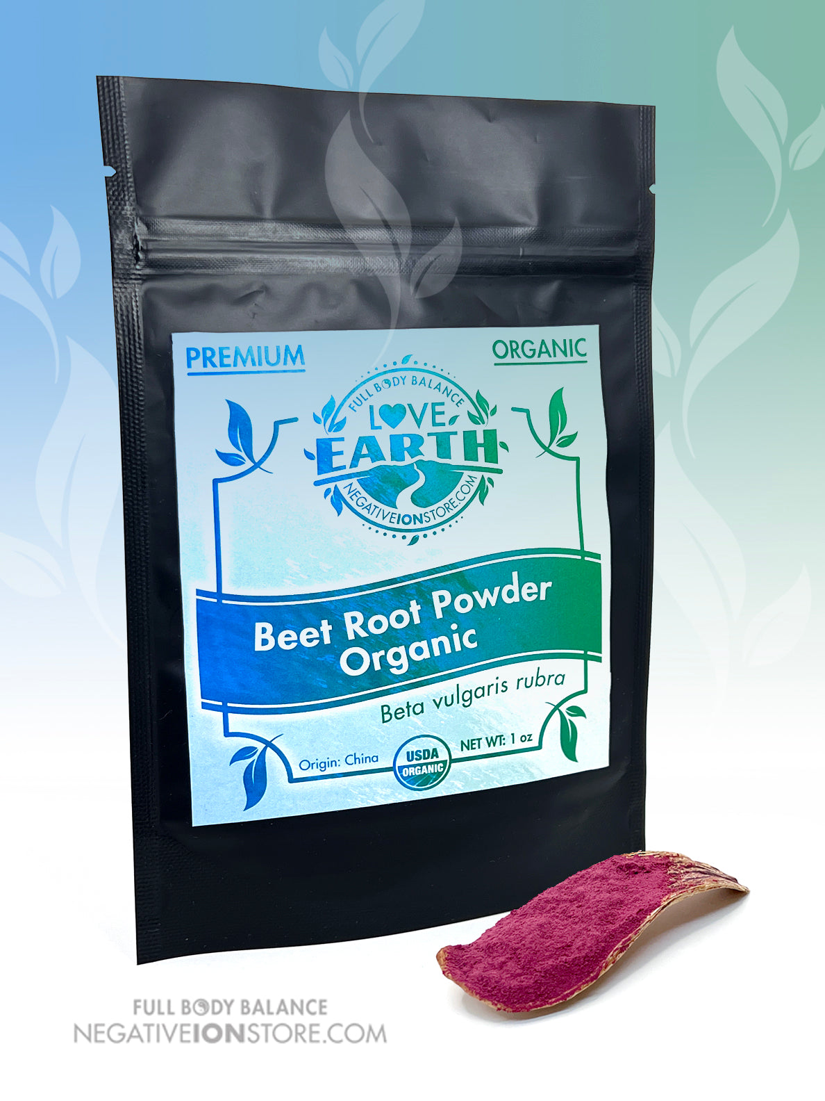 Discover Love Earth Organic Beet Root Powder, a versatile, earthy plant-based powder for smoothies, juices, beverages, and recipes.