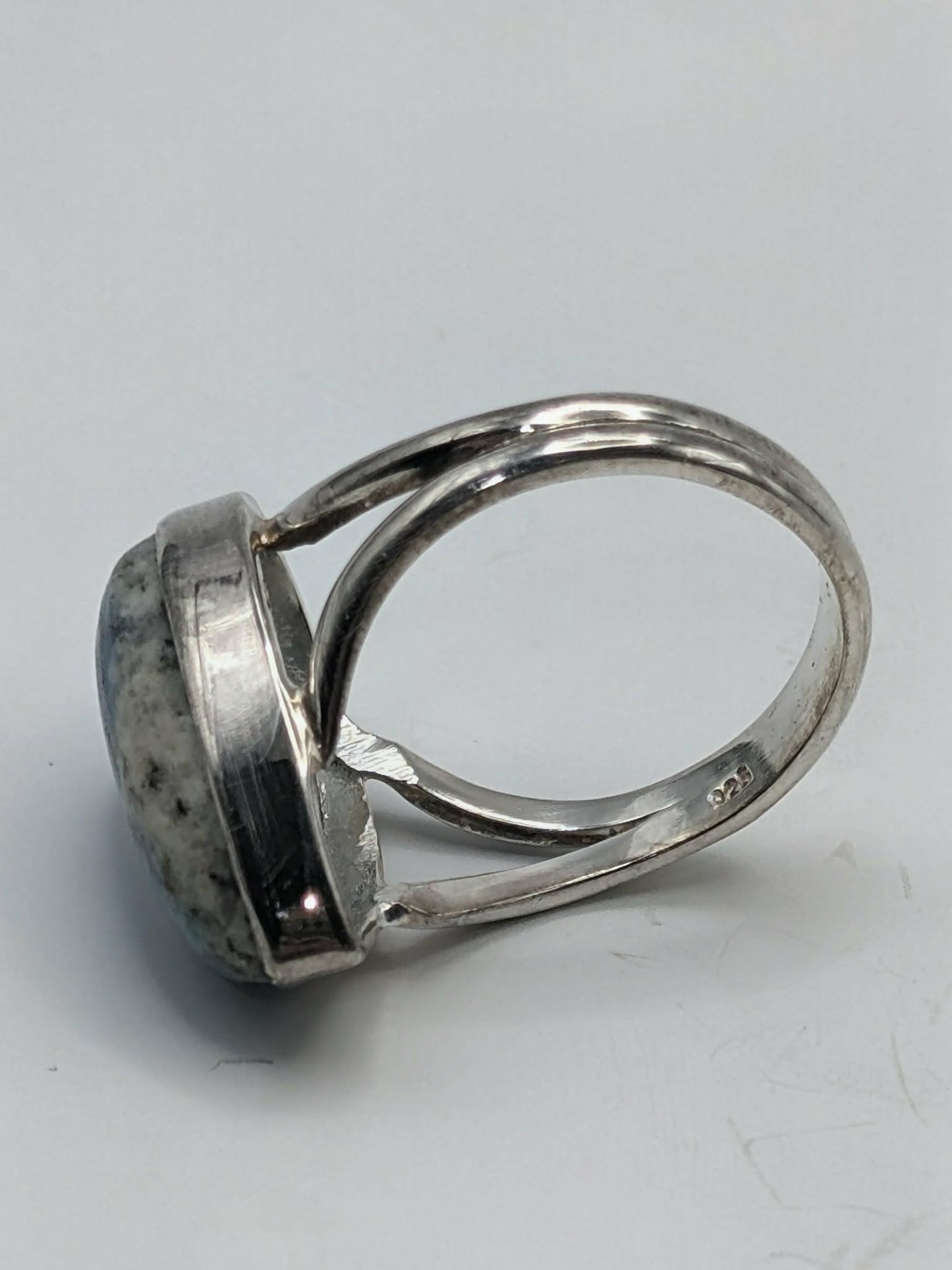 K2 Jasper - Sterling Silver 925 - Size 9 Pear Shape