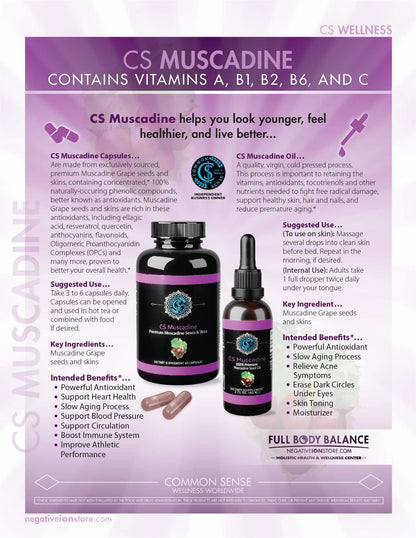 CS Muscadine Capsules 90 Count