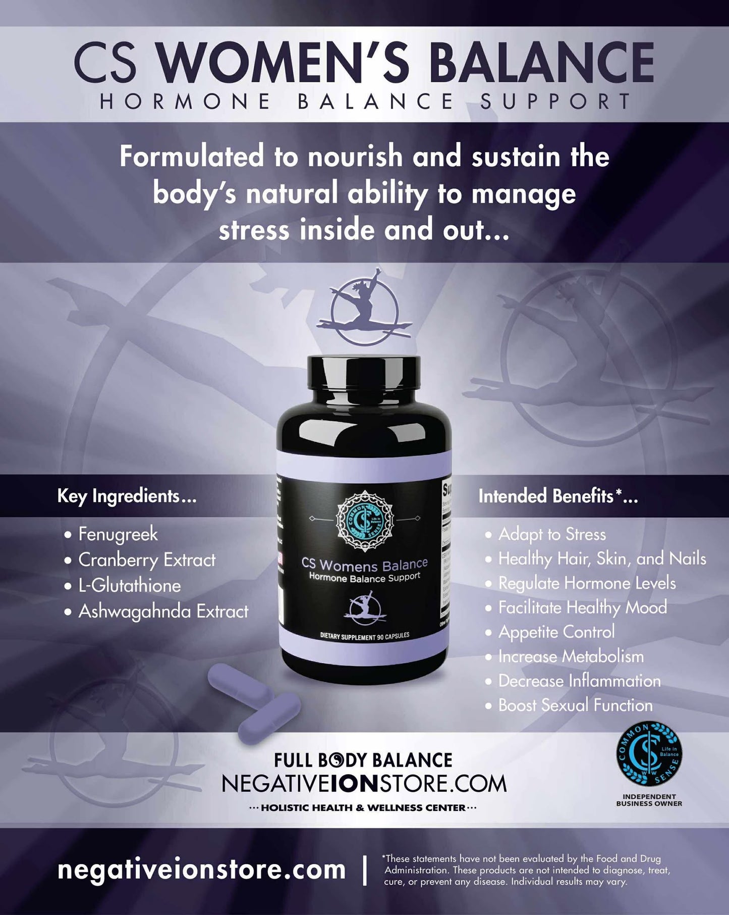 CS Women's Balance Hormone Support Capsules