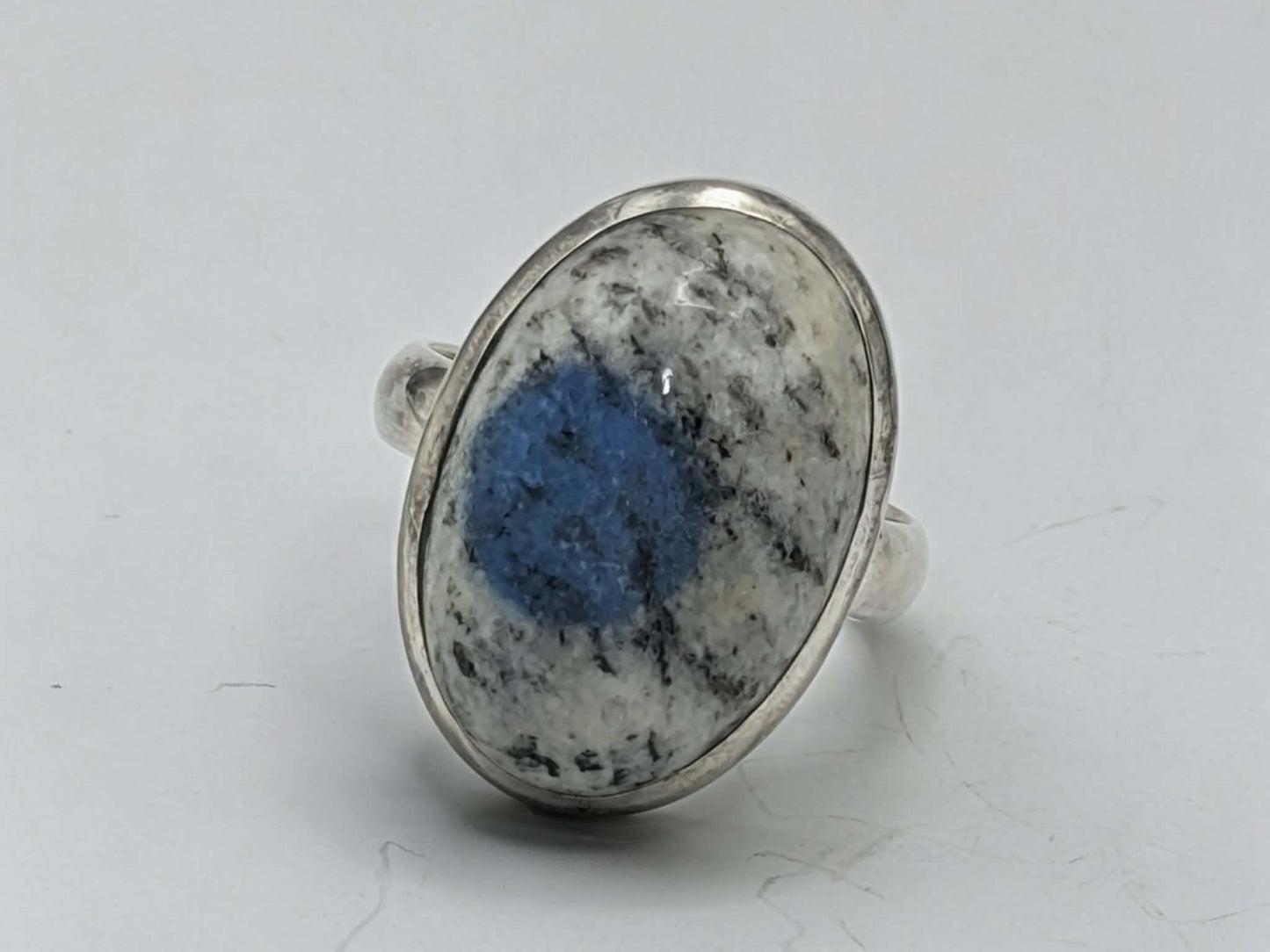 K2 Jasper Sterling Silver 925 Size 8 Ring Oval
