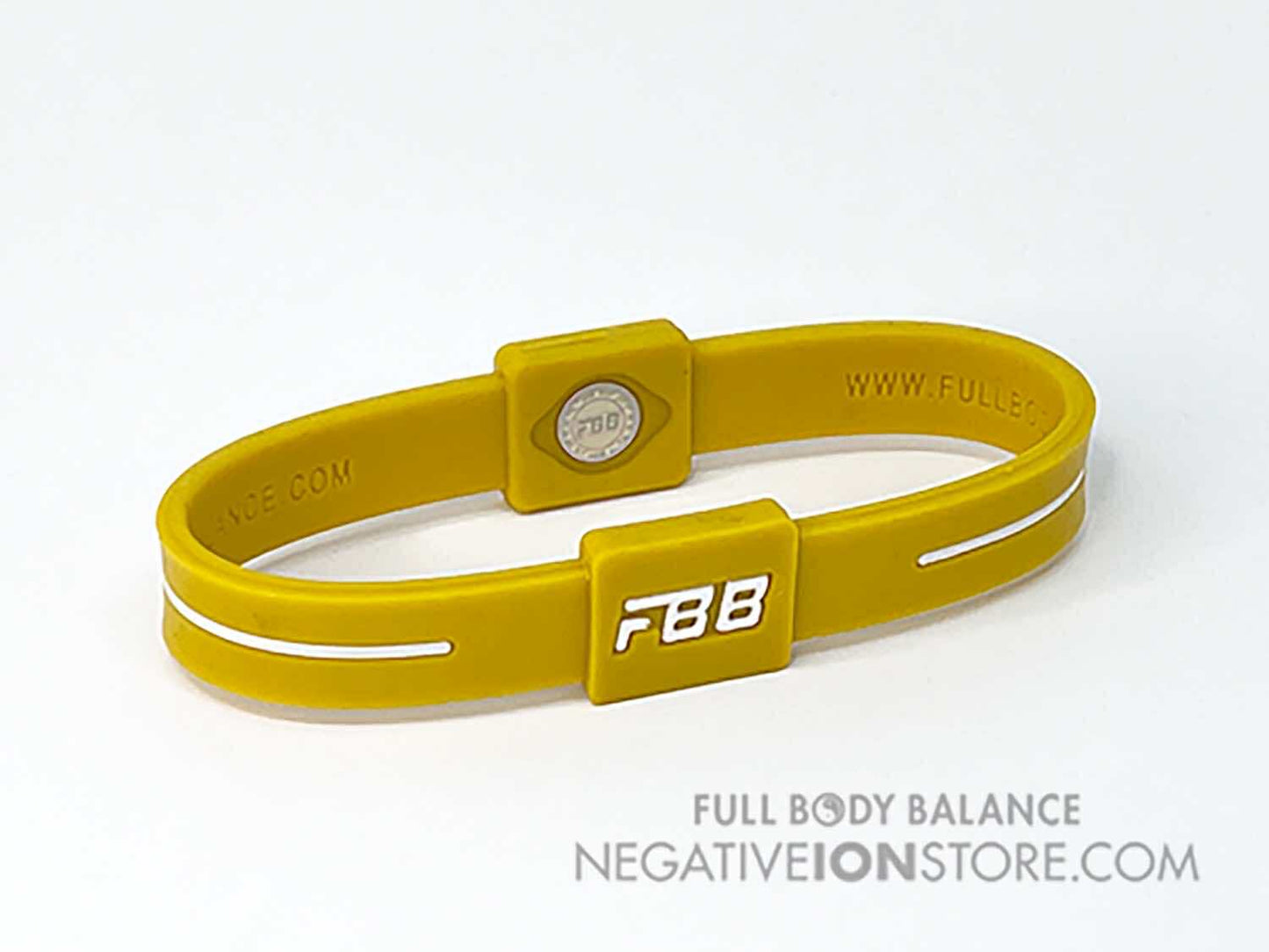 FBB Negative Ion Grounding Earthing Band Yellow and White