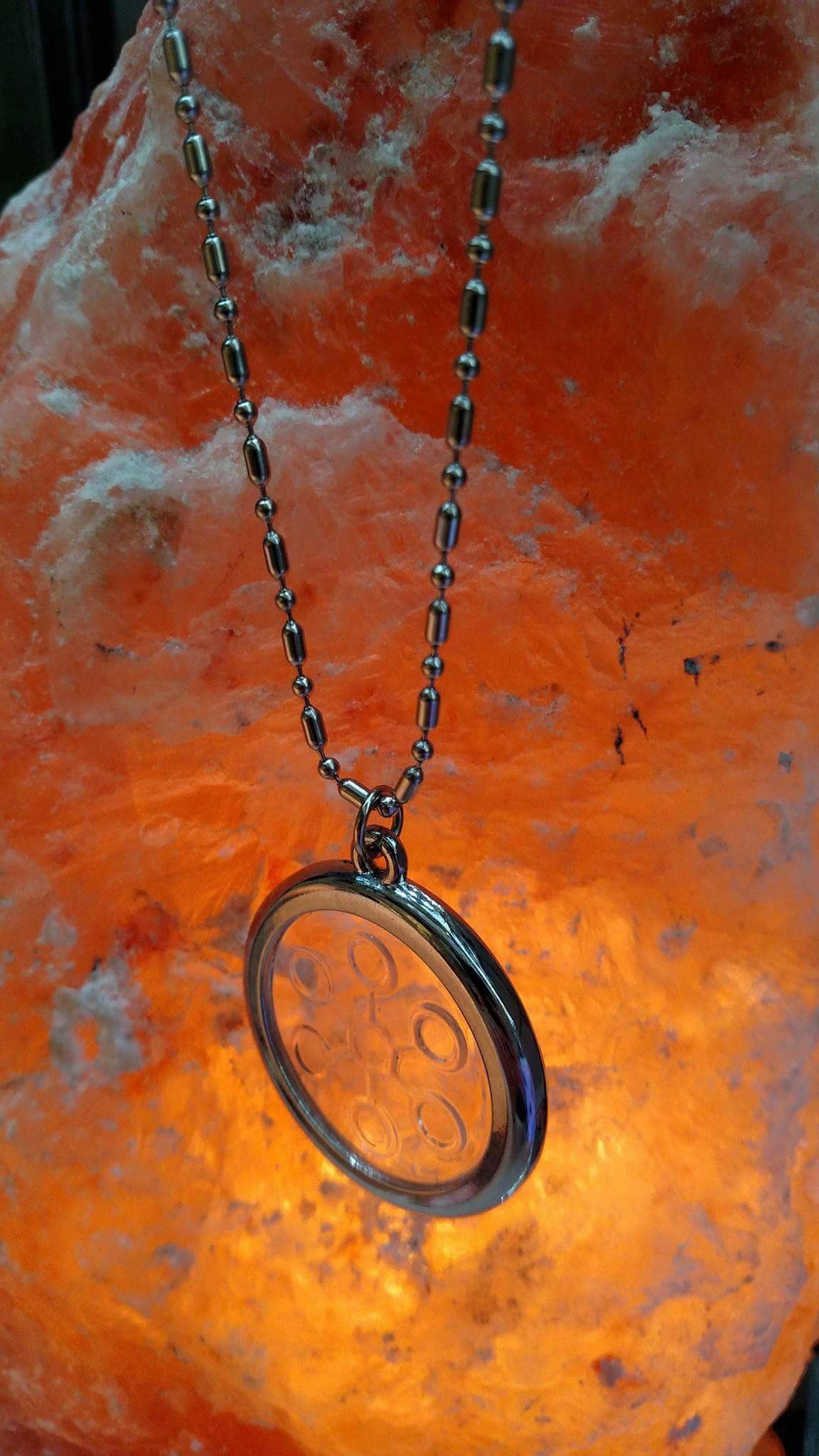 Negative Ion Bio Disc Energy Pendant